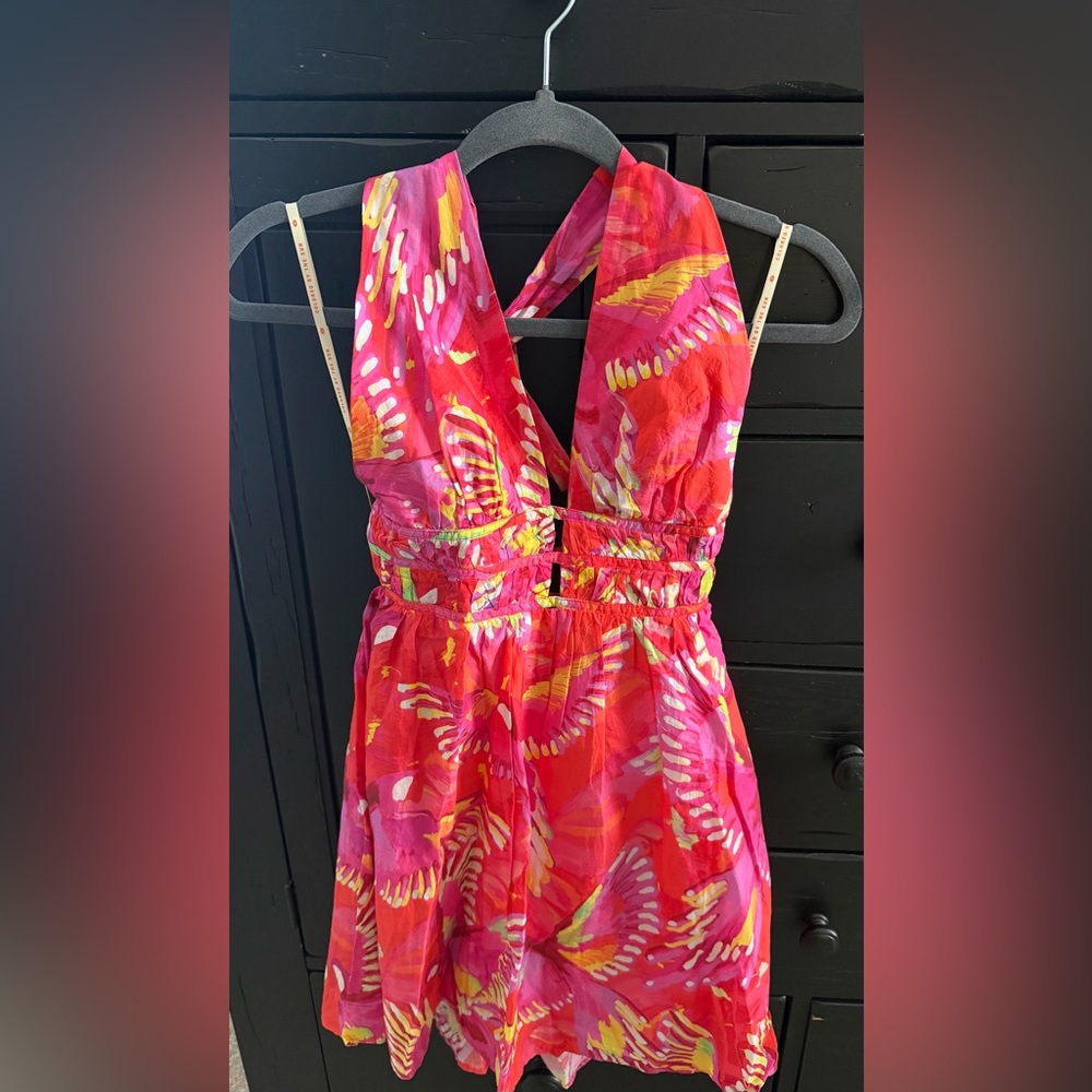 Farm Rio Flying Birds Mini Dress - Picture 4 of 5